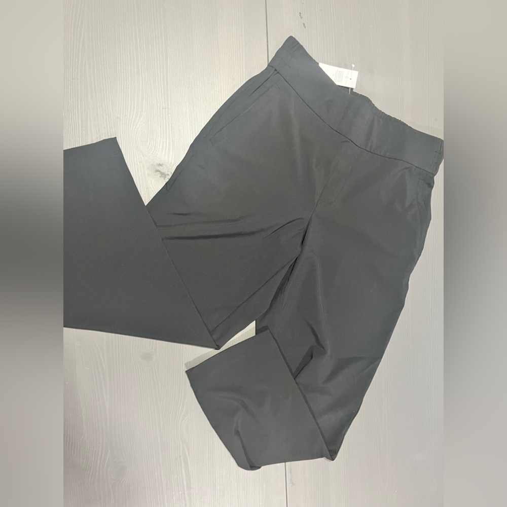 Lou & Grey Wanderweave Black Gathered Pants